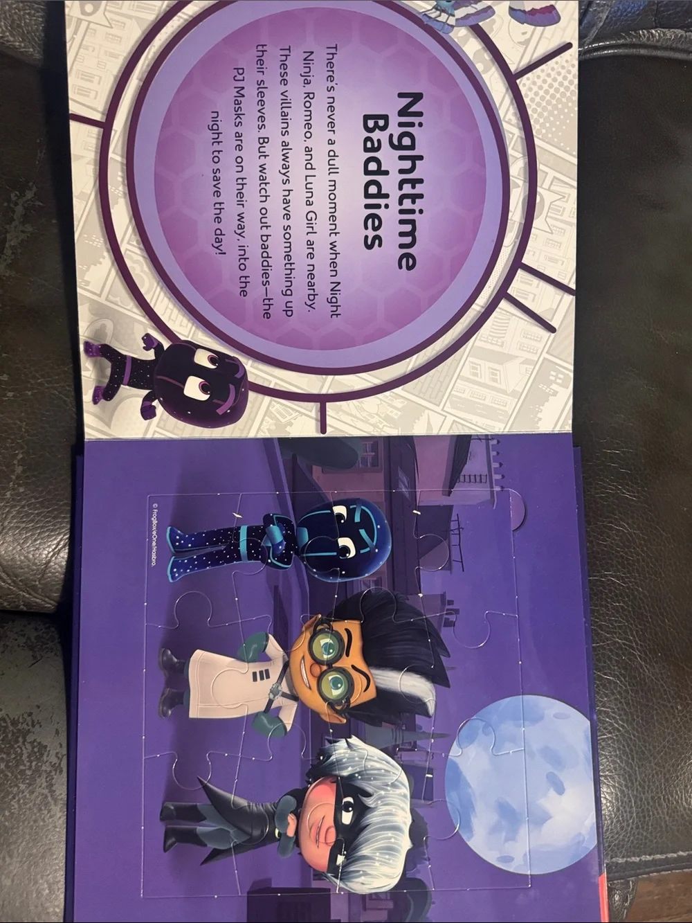 Hasbro PJ Masks Puzzle Book - Purple, Blue, Red, Green